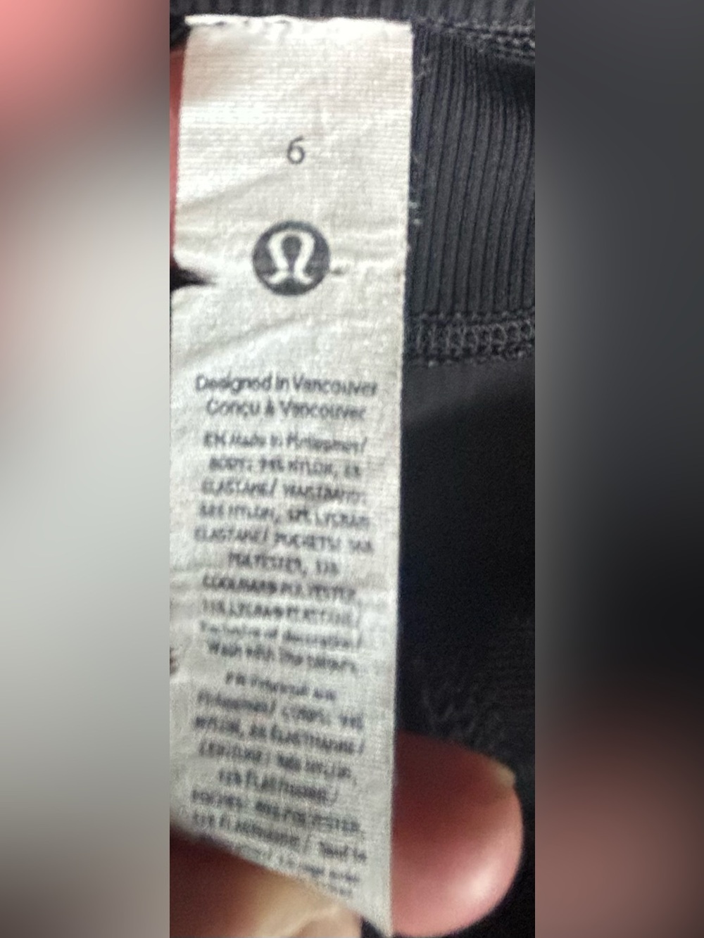 lululemon Black Studio Pants -size 6 petite length - Picture 4 of 7
